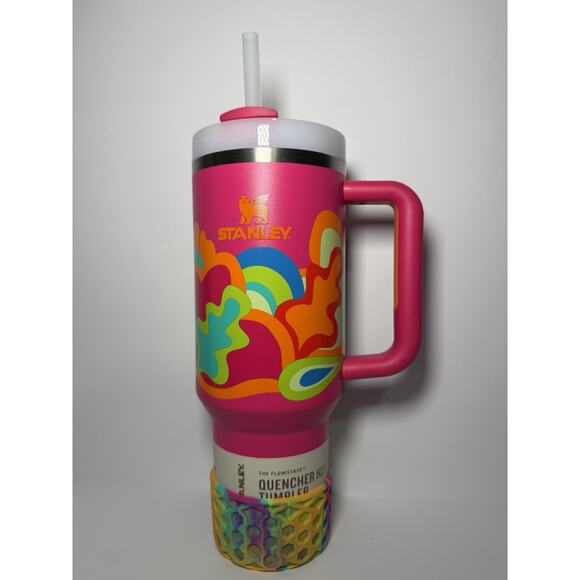 Stanley X Academy Exclusive TROPICAL WAVE 40oz Adventure Quencher BNWT + Boot - Picture 1 of 6